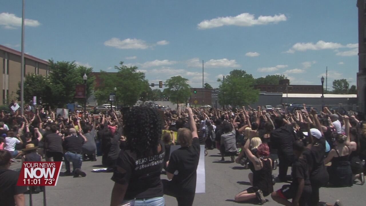 Young members of the community are to thank for another peaceful protest in Lima